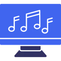 Music  Solid Two Color Icon