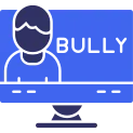 E-bullying  Solid Two Color Icon