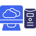 Computer  Solid Two Color Icon