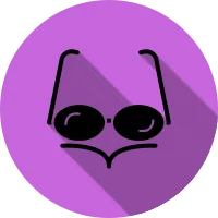 Reading Glasses  Glyph Shadow Icon