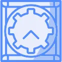 History  Line Filled Blue Icon
