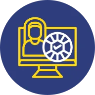 Physical Education Dual Line Circle Icon
