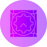 History Gradient Circle Icon