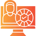 Physical Education Solid Multi Gradient Icon