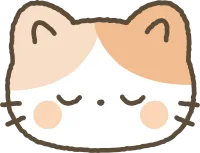 고양이 눈 감은 표정