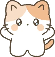 고양이 만세하고 있는 모습