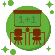 Classroom Tailed Color Icon