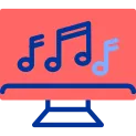 Music Color Filled Icon