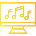 Music Linear Gradient Icon