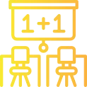 Classroom Linear Gradient Icon