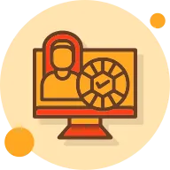 Physical Education Filled Shadow Cirlce Icon