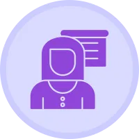 Teacher Multicolor Circle Icon