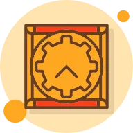 History Filled Shadow Cirlce Icon