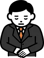정장 입고 인사하는 모습