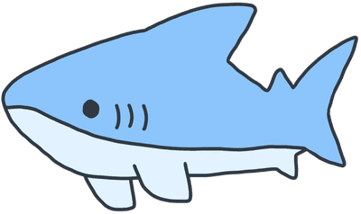 Shark doodle