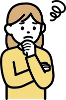 턱을 괴고 고민하고 있는 모습