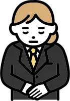 정장 입고 인사하는 모습