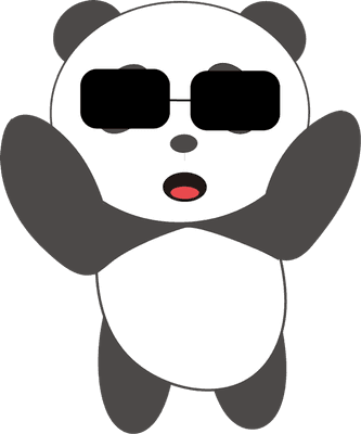 선글라스를 쓴 판다