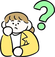 마루가족 직장인 유리씨 턱을 괴고 고민하고 있는 모습