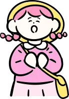 마루가족 유치원생 하나짱 박수를 치고 있는 모습
