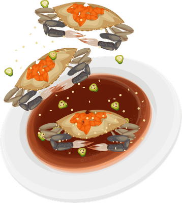 Levitation Ganjang Gejang Korean Raw Crabs Marinated in Soy Sauce
