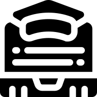 laptop glyph icon. Strong and solid icon for websites and mobile apps.
