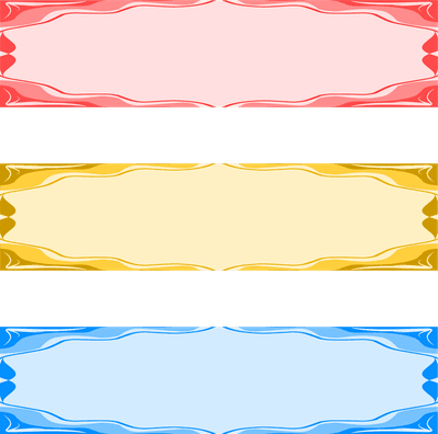 Text box colorful red yellow blue frame illustration