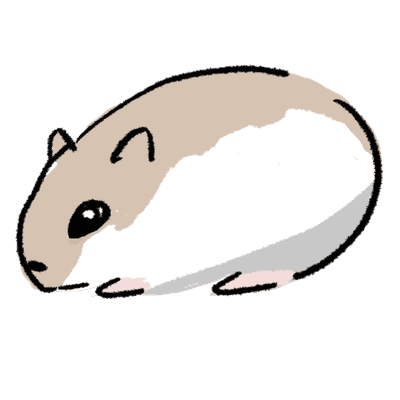 햄스터 일러스트
