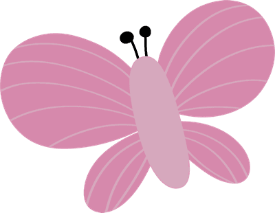Cute Butterfly Cartoon Illustration