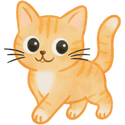 Cute Cat Hand Drawn illustration