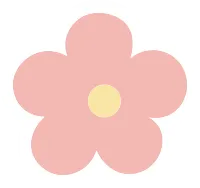 귀여운 파스텔 톤 장식 일러스트