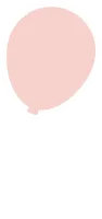 귀여운 파스텔 톤 장식 일러스트 풍선