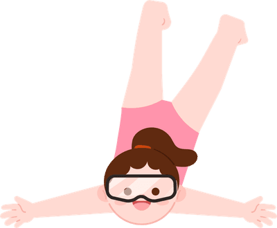 잠수 수영 어린이