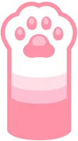 Pink Cat Paw