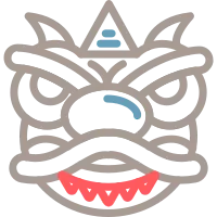 Chinese Lion Dance Icon