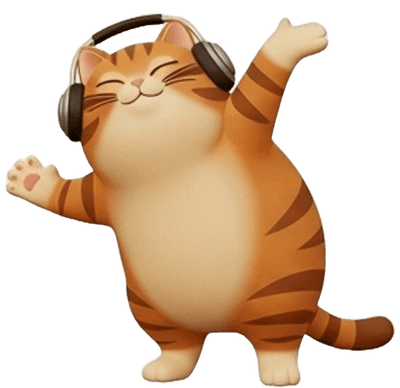 귀여운 고양이 운동 요가 캐릭터