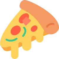 Slice pizza icon