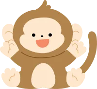 미소 짓는 원숭이 캐릭터