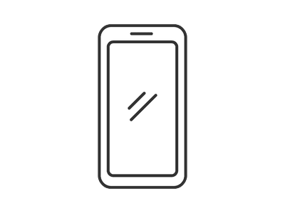 スマートフォンのアイコンのイラスト