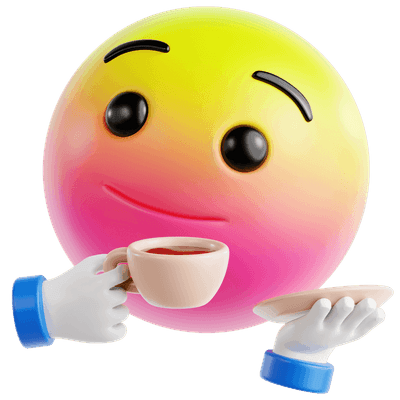 Emoji Offering Coffee