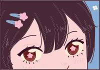 Anime Girl Eyes illustrations