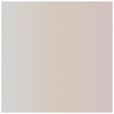 A soft pastel gradient background with a subtle noise texture blending warm tones of pink, peach, an