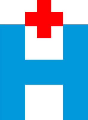 Hospital icon medical design