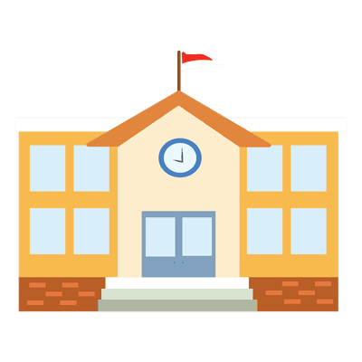 teachers and school buildings