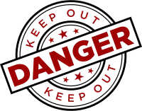 Danger Rubber Stamp Template