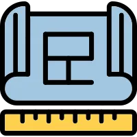 Architectural Ruler Icon