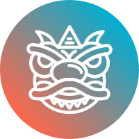 Chinese Lion Dance Icon