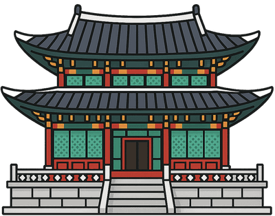 경복궁 일러스트