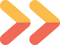 Cute Right Arrow Flat Illustration