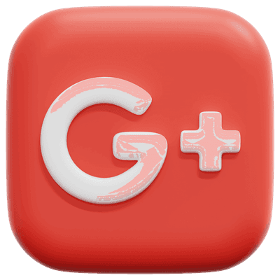 3D Google Plus Icon